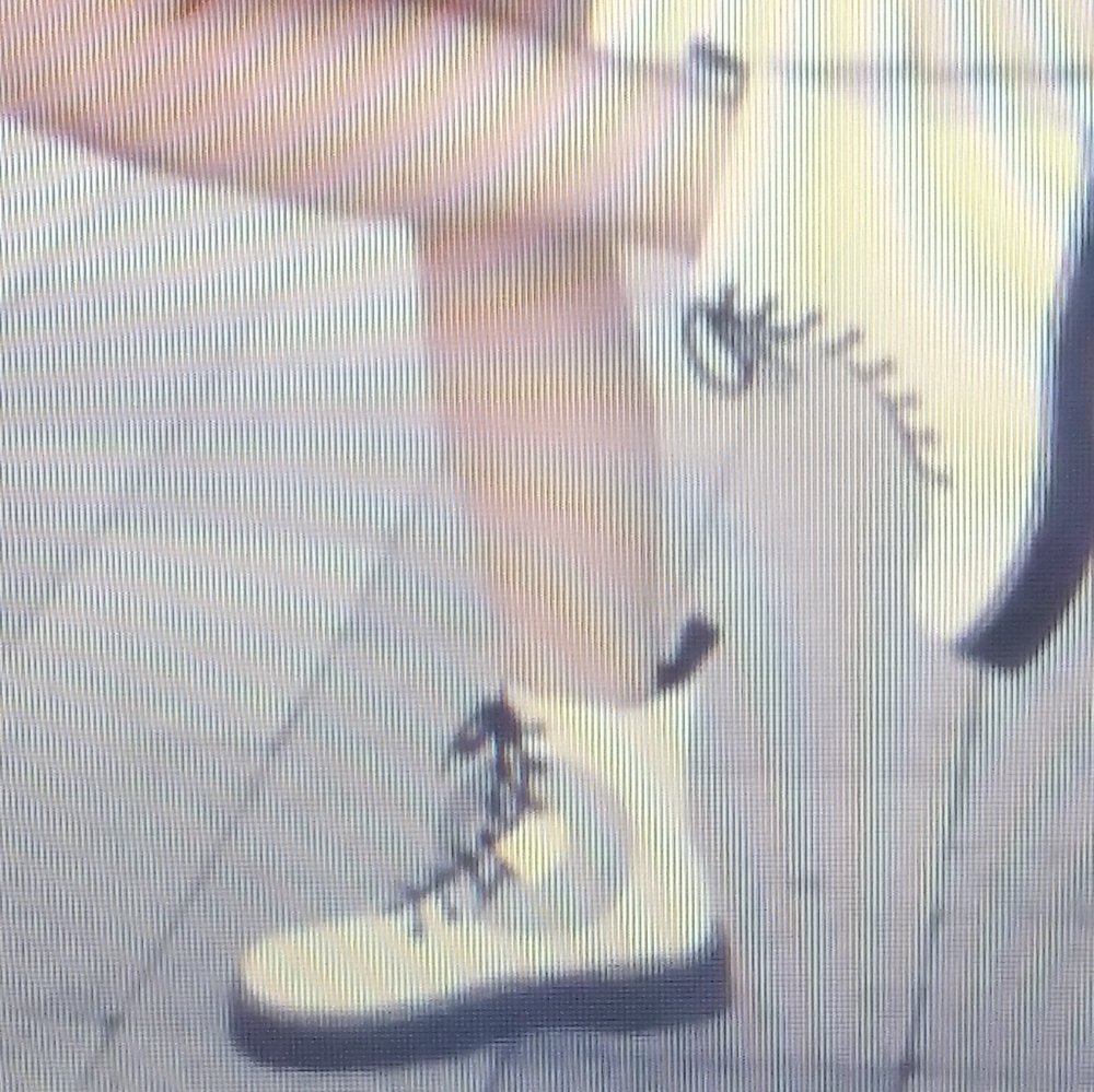 White combat boots